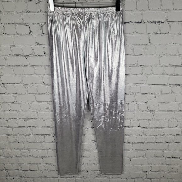 NICKELODEON | JoJo Siwa silver costume leggings - Picture 1 of 6
